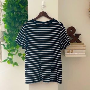 Knitted Striped T-Shirt